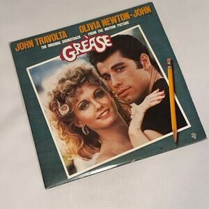 Grease Movie Original Soundtrack Double Vinyl LP Record Album 1978